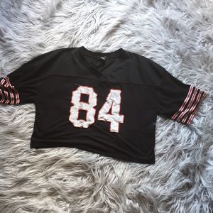 Cropped jersey